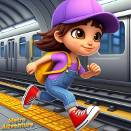 女孩地铁奔跑冒险(Metro Adventure)